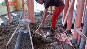 Система отопления в загородном доме из СИП панелей.