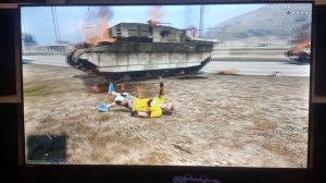 Угнал танк с военной базы в GTA 5