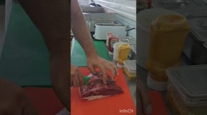 Пиканья разделка на стейки.