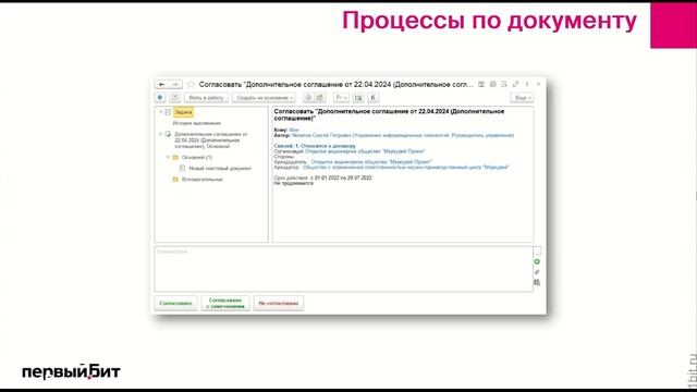 Автоматизация работы с договорами в 1С:Документооборот и БИТ.ФИНАНС | Первый Бит