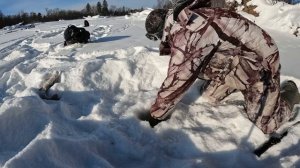 ЗИМНЯЯ РЫБАЛКА ПРИ -40° Горная Рыбалка на дальнем Востоке