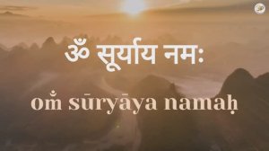 Мантры Сурья намаскар: правильное написание и произношение