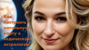 Как построить натальную карту в ведической астрологии