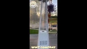 Уличный газовый обогреватель WWT 13I White. Для летних веранд и террас.