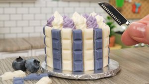 Такой Вкусный и Освежающий Мини Торт! 🍰🫐 Самый Вкусный Мини Тортик 😍 Мини Кухня