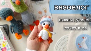 Вязовлог 4/2025 ❤️ Вязанные гусики 😍 Ковровая вышивка