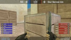 Stream cs 1.6 // NS -vs- Our Server.tm // Final our server cup @ by kn1fe