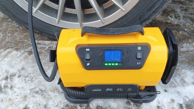 Компрессор автомобильный питания 12/120 в. смотреть онлайн