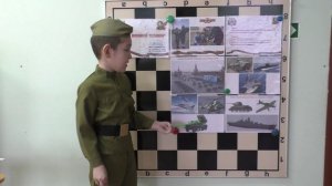 Гуляев Арсений, 5 лет, Тема: "Парад военной техники"