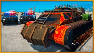 УГНАЛ МИНИ ТАНК! ПОЛИЦЕЙСКАЯ ПОГОНЯ В ГТА 5 ОНЛАЙН! ТРОЛЛИНГ КОПОВ (GTA 5 ONLINE)