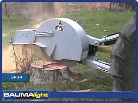 Измельчитель пней (пнедробилка) Волленстин 3P-40M на трактор