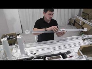 Обзор телескопического электрокарниза Nord Ice. Тест приводов на сохранение концевых положений.