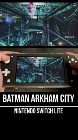 Batman Arkham City Nintendo Switch Lite Gameplay