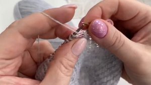 Резинка 1*1 «Хлебный колос» при круговом вязании и обратно поворотном. Вязание на спицах. МК