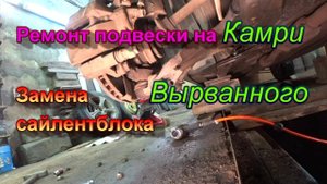 Замена сайлентблоков на тойота камри грация. Ремонт ходовой Toyota Camry 2.2