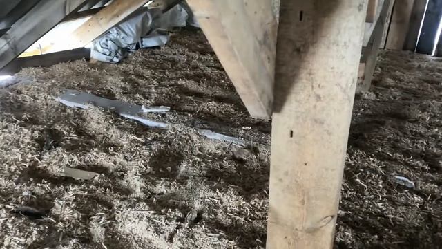 УТЕПЛЕНИЕ ПОТОЛКА ОПИЛКАМИ/ЭКОНОМНО,ЭКОЛОГИЧНО,ПРАКТИЧНО