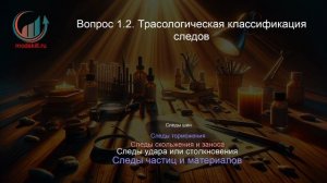 Трасологическая экспертиза. Профпереподготовка. Лекция. Профессиональная переподготовка для всех!