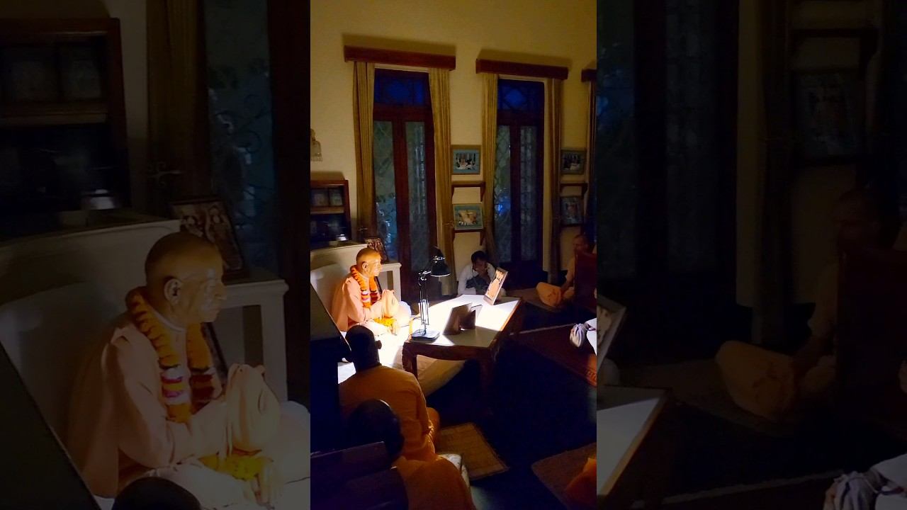 ДЖАПА В ДОМЕ ШРИЛЫ ПРАБХУПАДЫ #шрилапрабхупада #джапа #медитация #мантра #махамантра