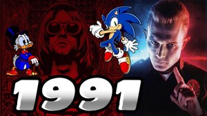 1991 год. Фильмы и Видеоигры, NIRVANA, Терминатор 2, Nes и Sega, Sonic, Сектор газа...