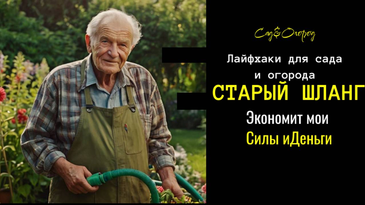 СТАРЫЙ ШЛАНГ ДЛЯ ОГОРОДА ЭКОНОМИТ ТЕПЕРЬ МОИ СИЛЫ И ДЕНЬГИ. Лайфхаки для сада и огорода.
