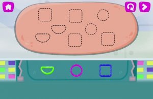 Давай приготовим печенье разных фигур и разного цвета. Игры. Логопедические мультики для детей.