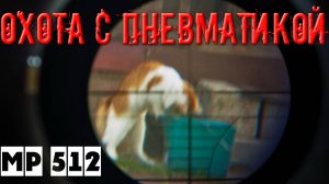 Охота с пневматической винтовкой МР 512 на утку пристрелка пневматики на 50 метров