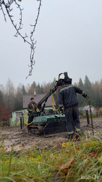 Монтаж винтовых свай