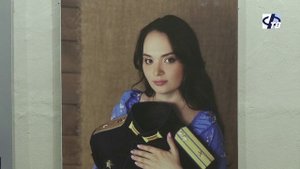 Патриотический фотопортрет "Жена героя"