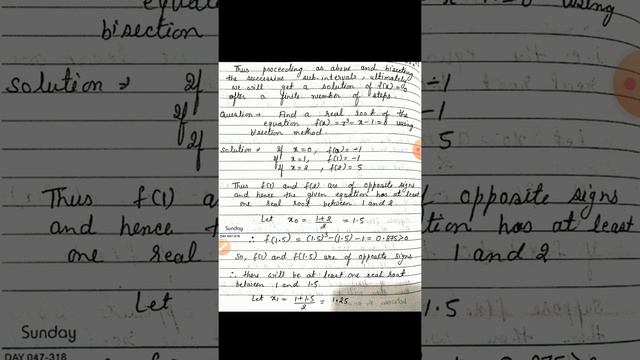 Numerical Analysis Lecture 10