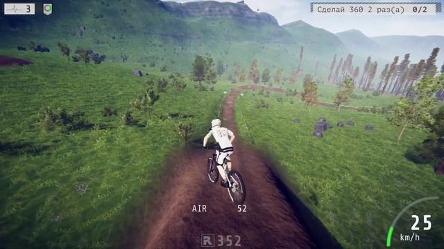 Descenders: Задача пройти аккуратно трассу