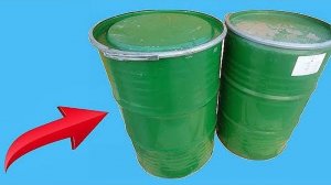 Шикарная идея из металлической бочки!