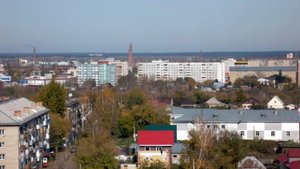 Новоалтайск. Вид на город. Панорама города.