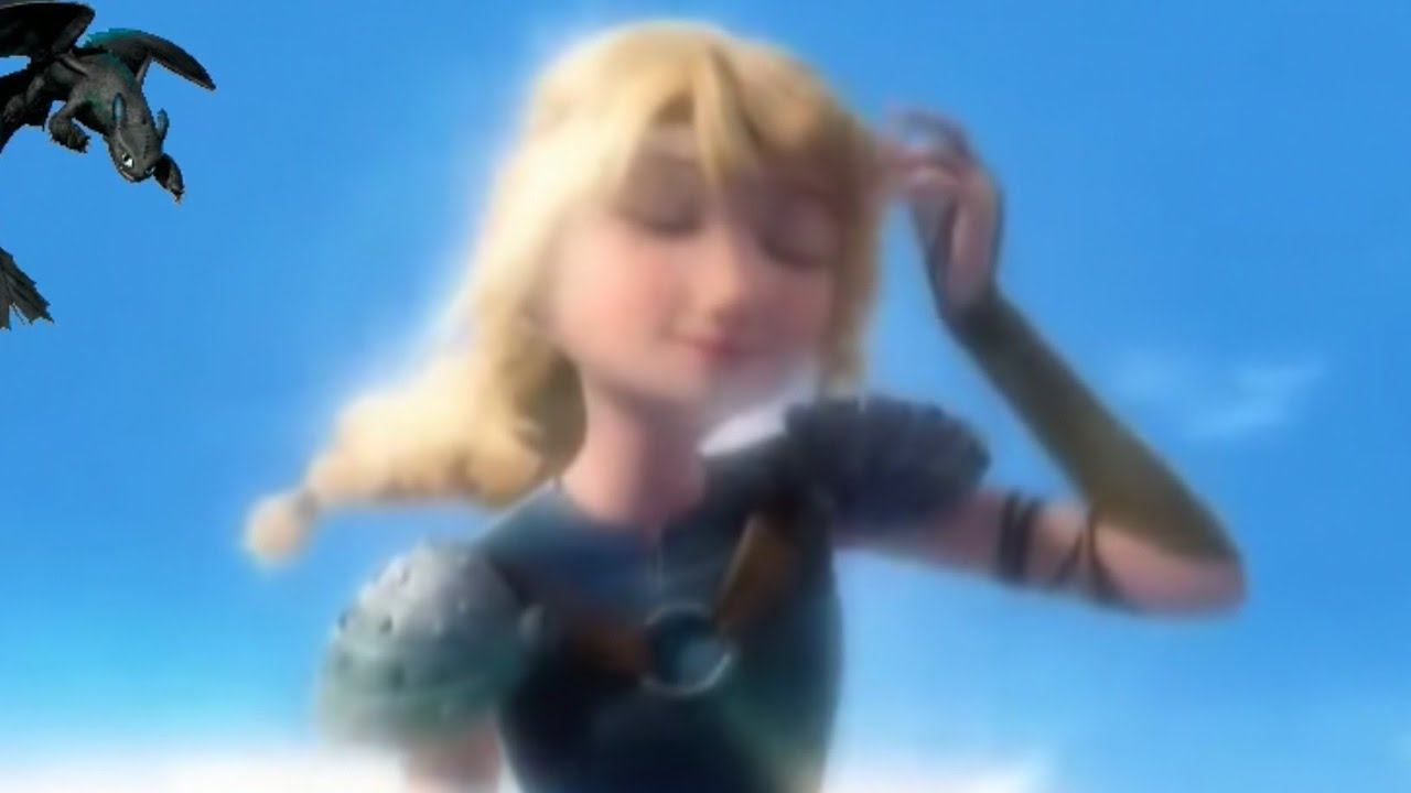 Астрид и Иккинг "Котик" смотреть онлайн