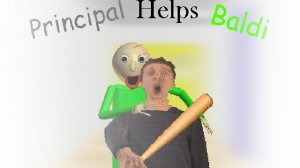 Завуч помогает балди поймать меня!Principal help baldi