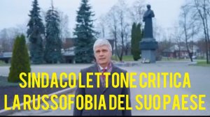 Sindaco lettone critica la demolizione dei monumenti sovietici in Lettonia.