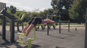 Fix-1702 Уличный тренажер гиперэкстензия ZAVODSPORTA