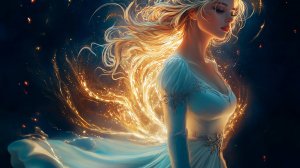 В тёмном небе