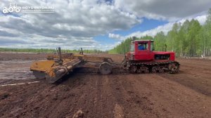 ВИНТАЖ!! НА ТОРФЕ ОТЕЧЕСТВЕННЫЙ ПРОФИЛИРОВЩИК в СПАРКЕ с ДТ-75