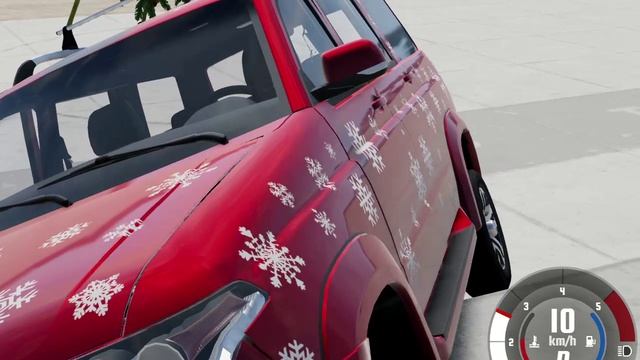 Новогодний УАЗ Патриот