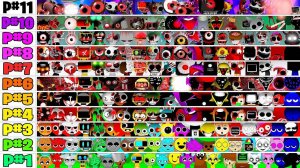 Sprunki вместе все фазы 1-11 в Incredibox Sprunki все в одном