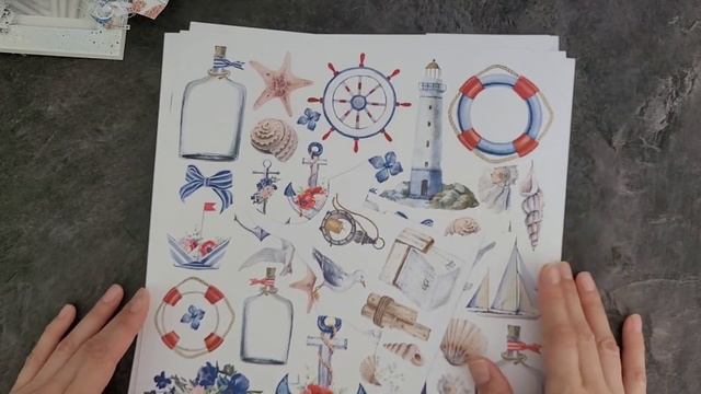 Огляд паперу Marina та Seaside escape від Mintay Papers смотреть онлайн