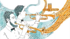 Труба. Книга "Нарисованный оркестр", Анны Хопта