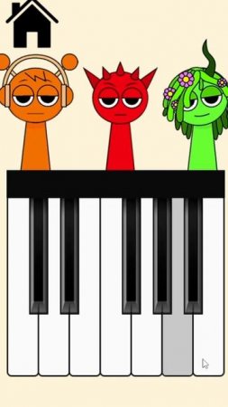 Sprunki Mini Game Piano Simulator 🕹️🎹 #sprunki #incredibox #funny #animation #minigames #piano