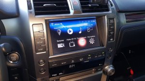 Lexus GX460 2009-2012 установка блока навигации Lsailt OS Android 6.0.1