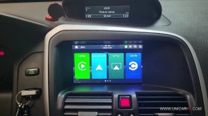 Volvo XC60 2008 2010 без штатного монитора  Подключение CarPlay Android Auto