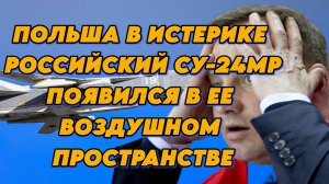 Российский СУ-24МР пересек воздушное пространство Польши