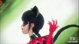 превращение маринетт в  леди кошку 😺