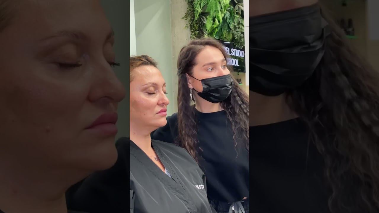 Оформление и окрашивание бровей  от визажиста технолога Адамович Кристины #naturelstudio