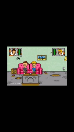 Прохождение игры : Beavis & Butt-Head . SEGA . Бивис и Баттхед . СЕГА . Эмулятор Gens . #shorts