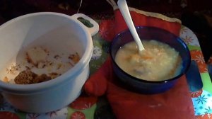 Вопрос-ответ и ужин с Толяном: рисовый суп с картошкой и рыбой